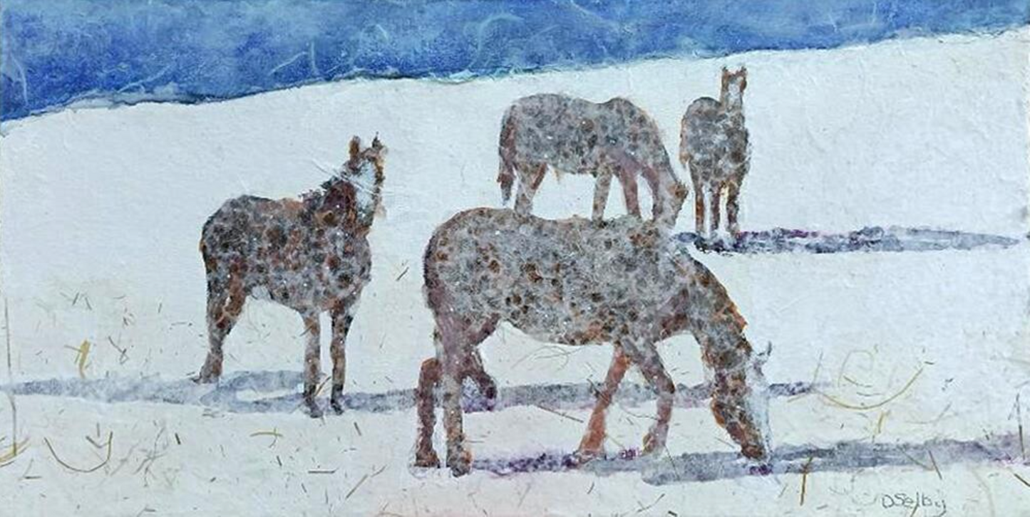 Horses in the Snow