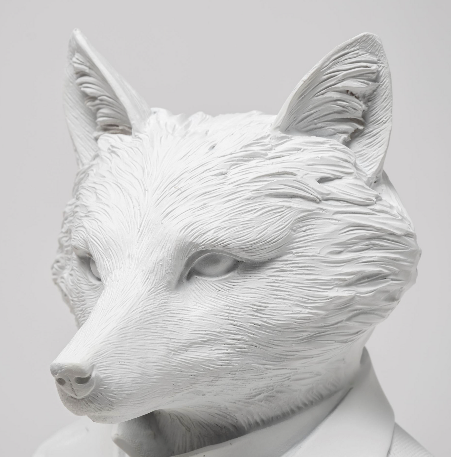 White Fox Statue