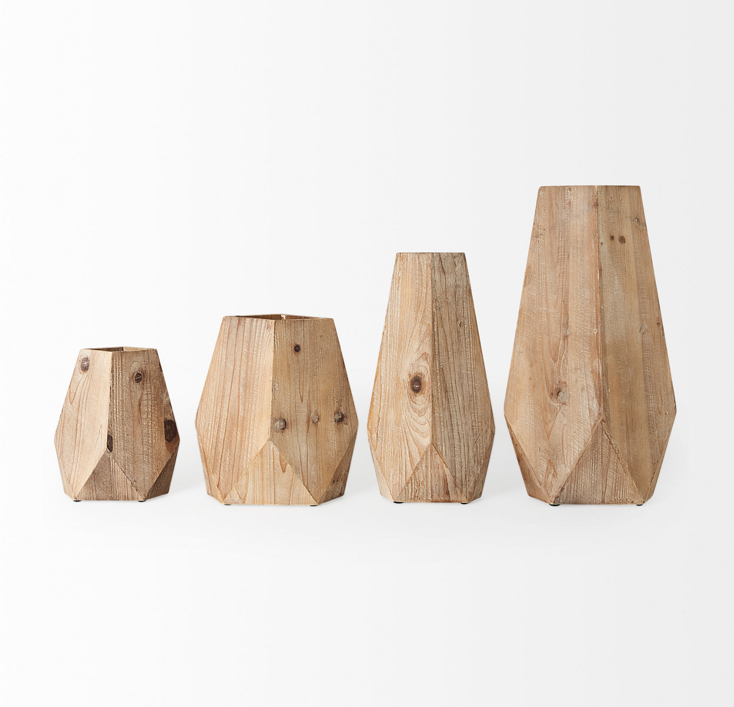 Wooden Vases