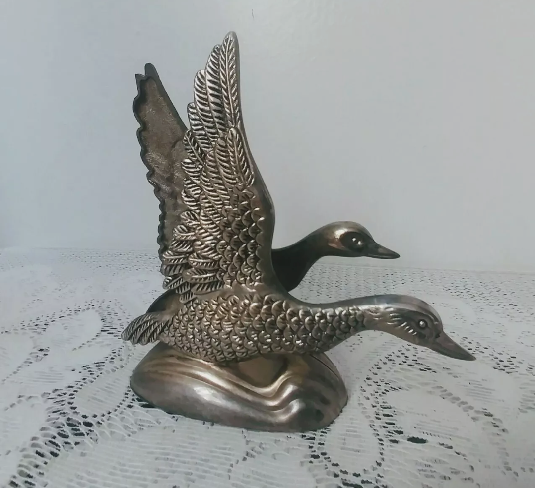 Vintage Duck Napkin / Letter Holder