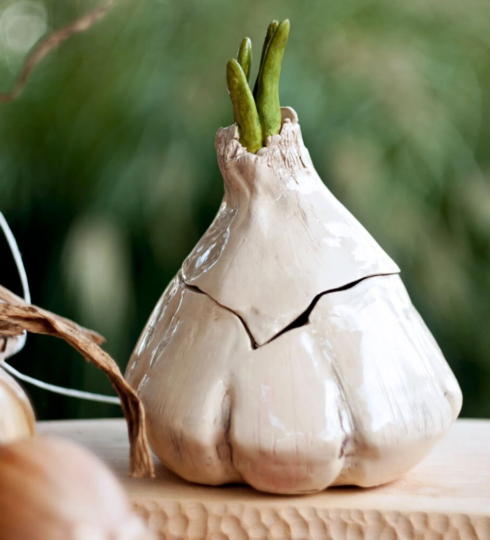 Ceramic Garlic Pot