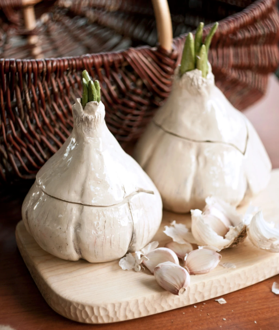 Ceramic Garlic Pot