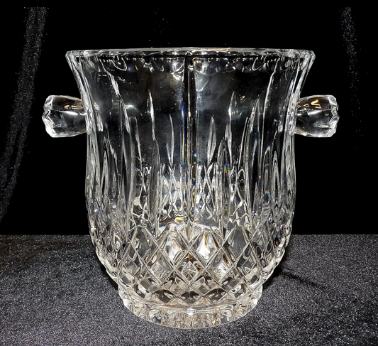 Vintage Leaded Crystal Ice Bucket