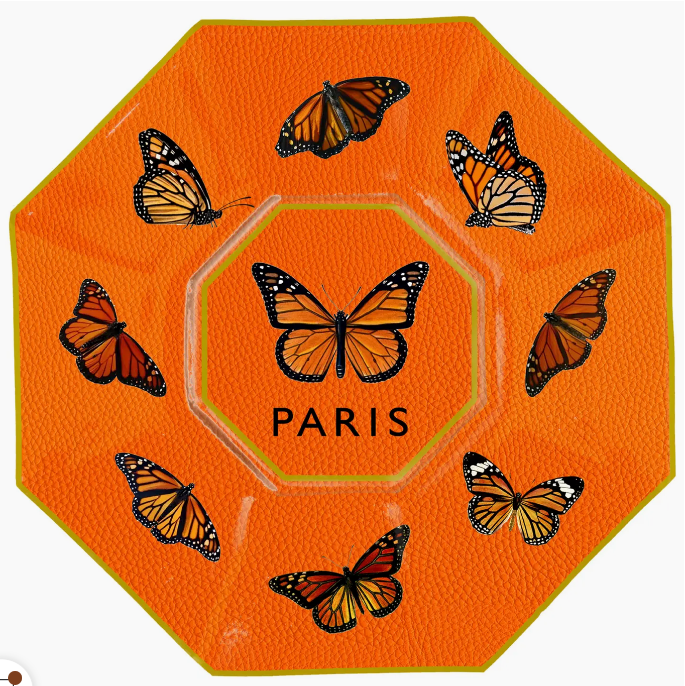 Decoupage Glass Plate