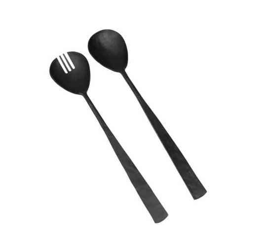 Black Salad Servers