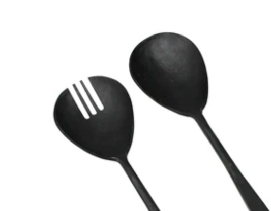 Black Salad Servers