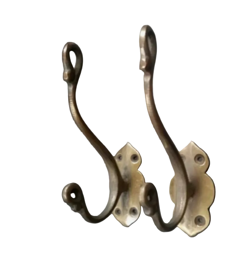 Vintage - Brass Wall Hooks