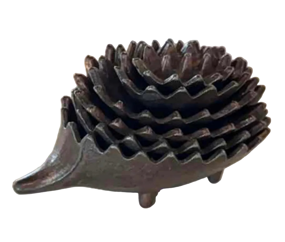 Vintage Hedgehog Figurine