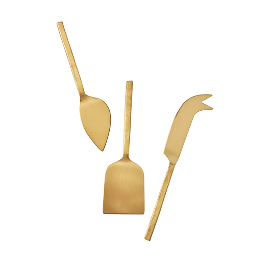 Cheese Tools Set - Gold