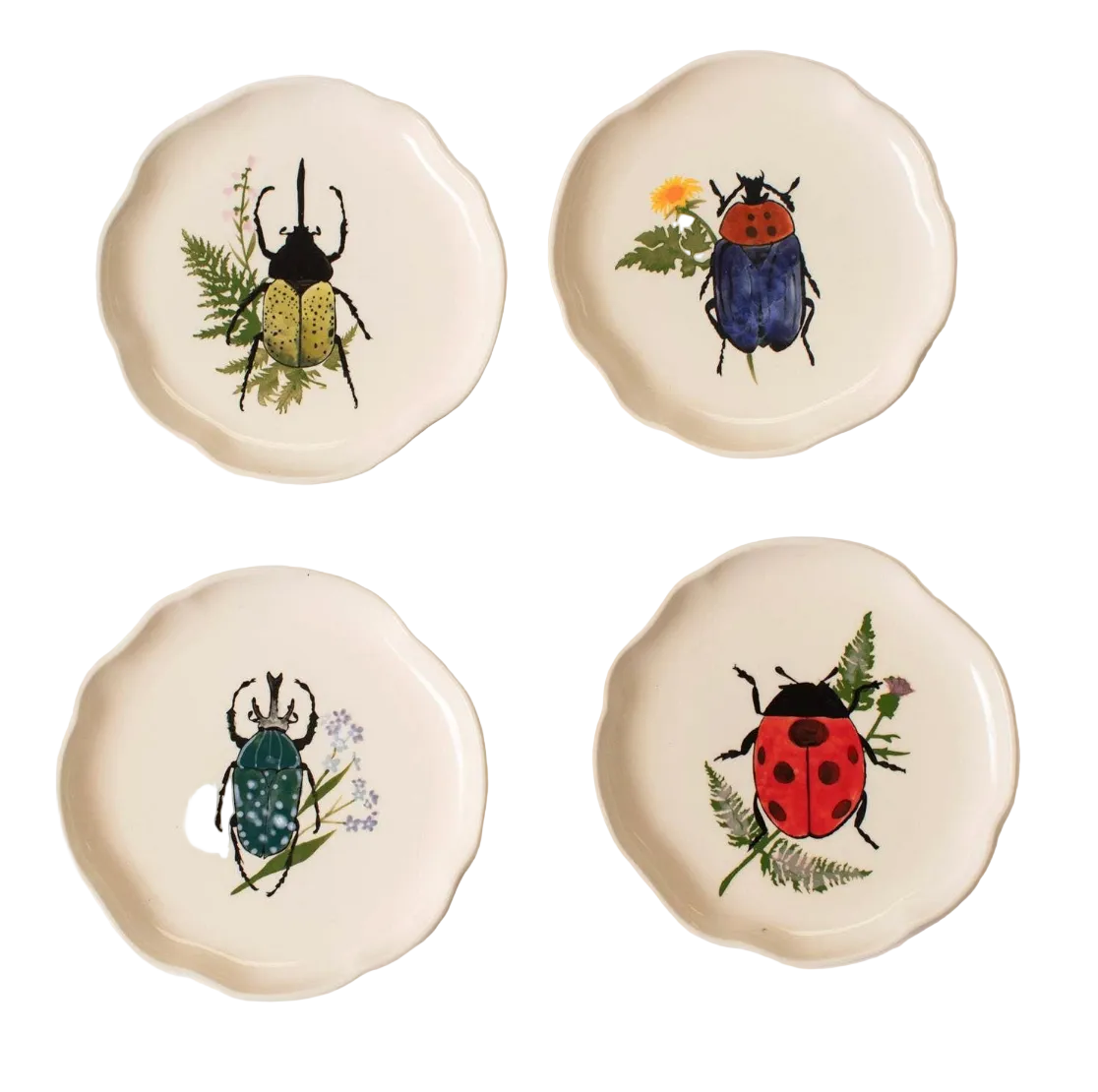 Botanical Beetle Plate