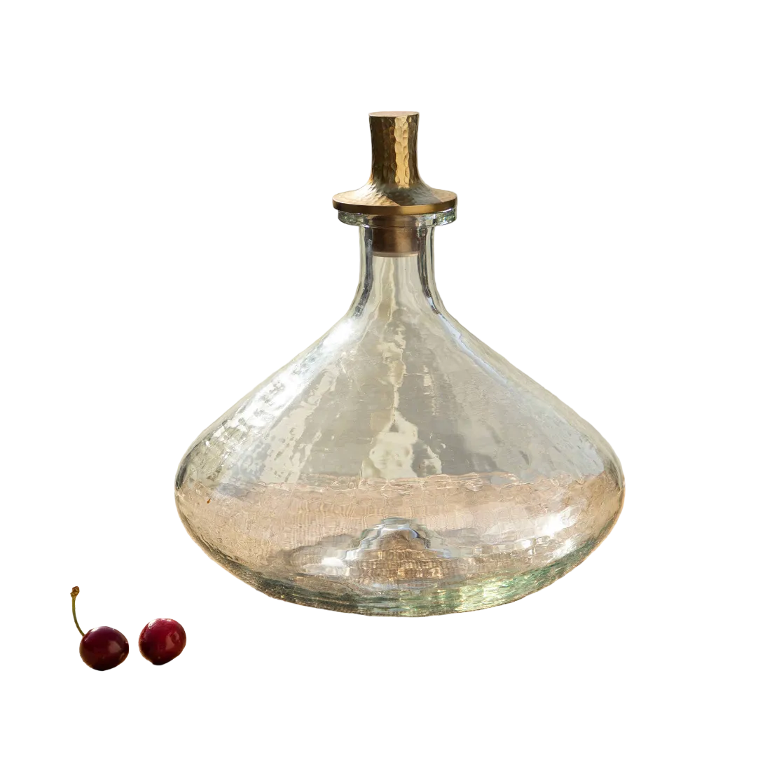 Pebbled Wide Decanter