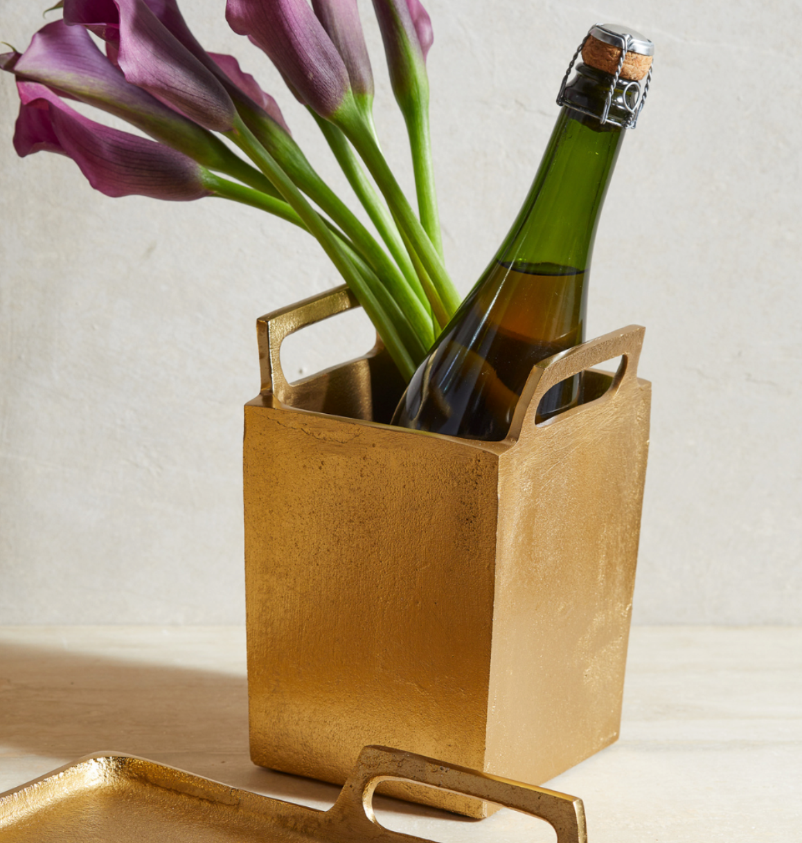 Wine Chiller in Gold