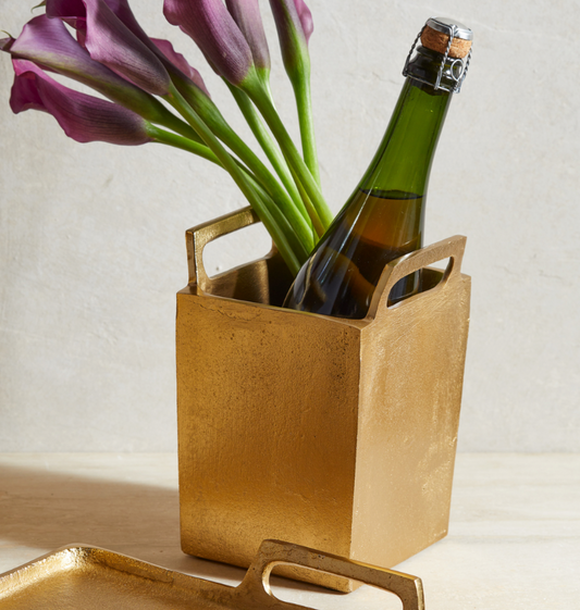 Wine Chiller in Gold