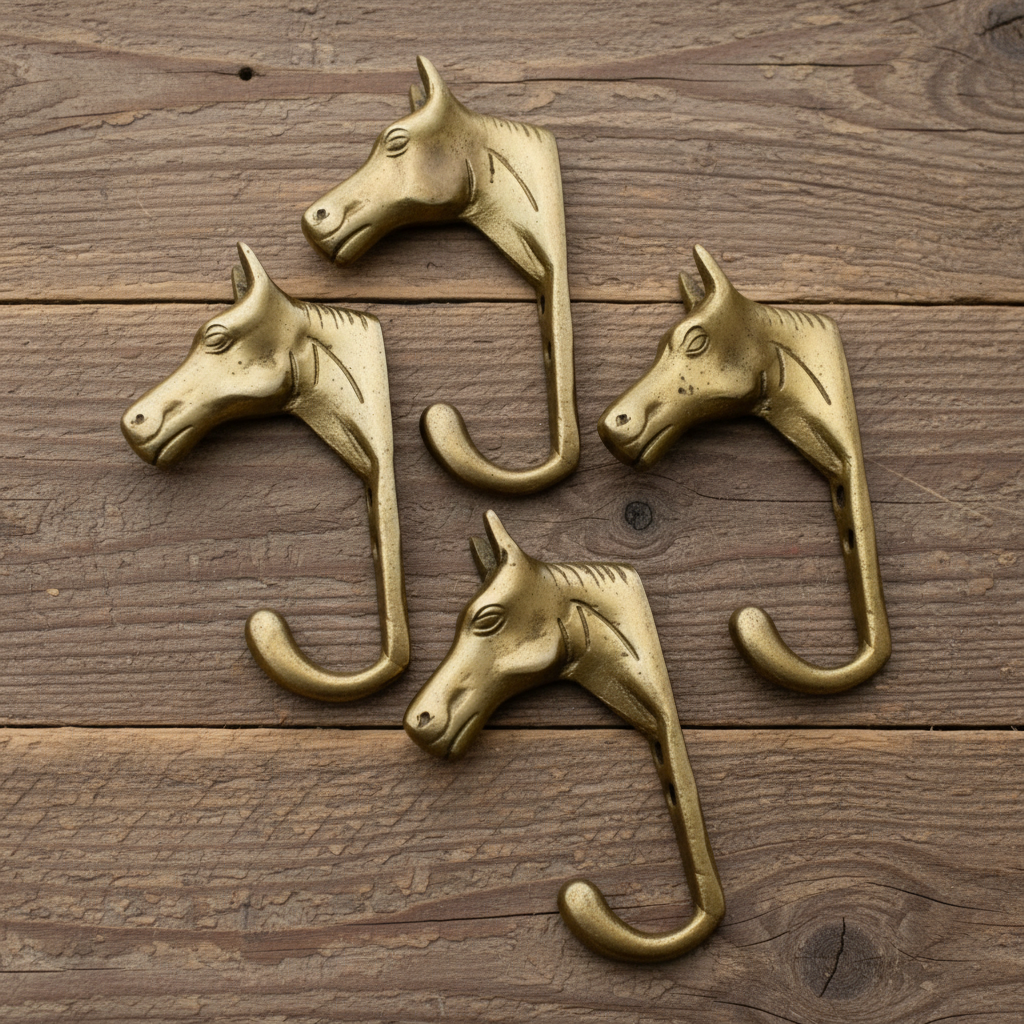 Vintage - Brass Wall Hooks