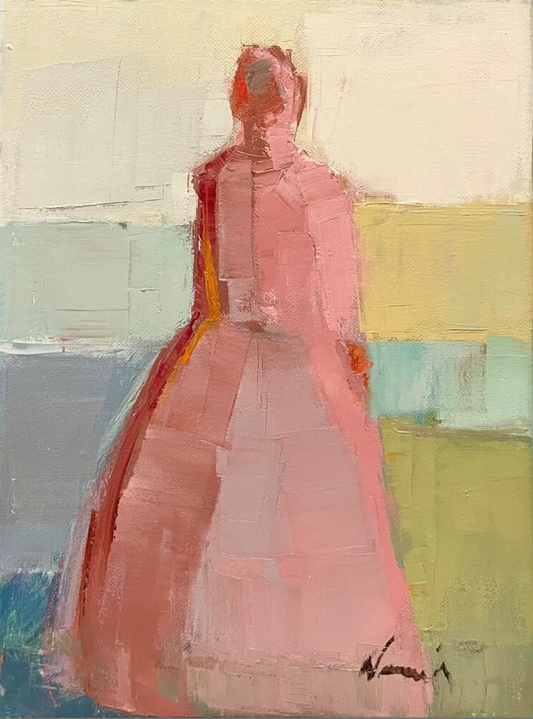 Girl in Pink Dress