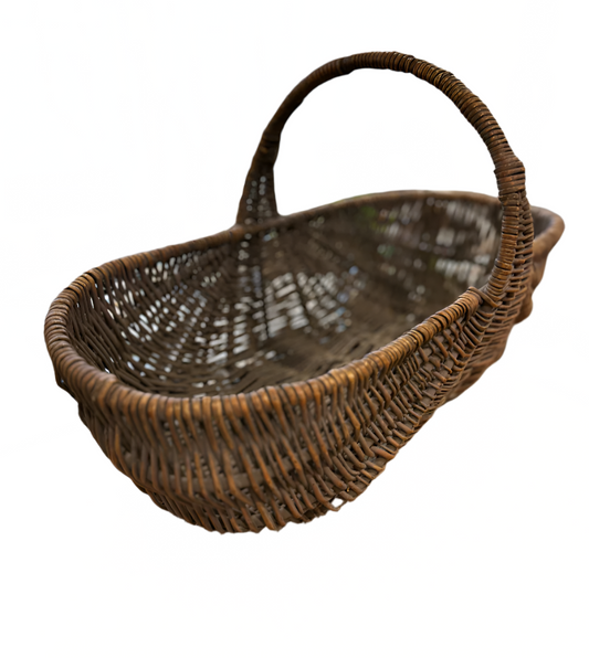 Vintage Handled Gathering Basket