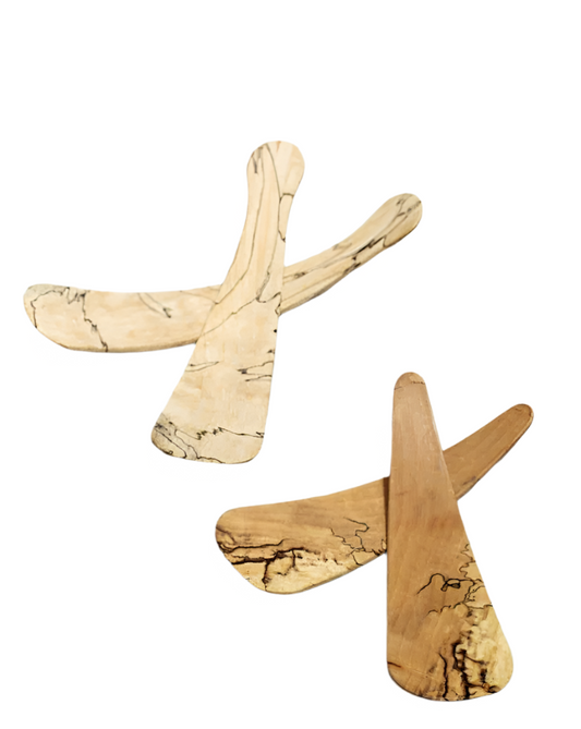 Large Spalted Maple Salad Tosser