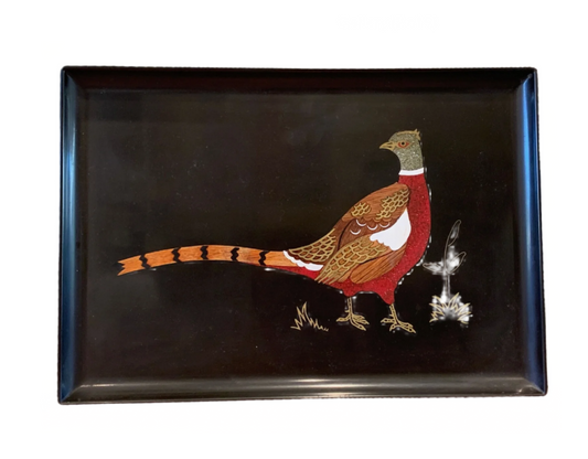 Vintage Couroc Hand Inlaid Trays