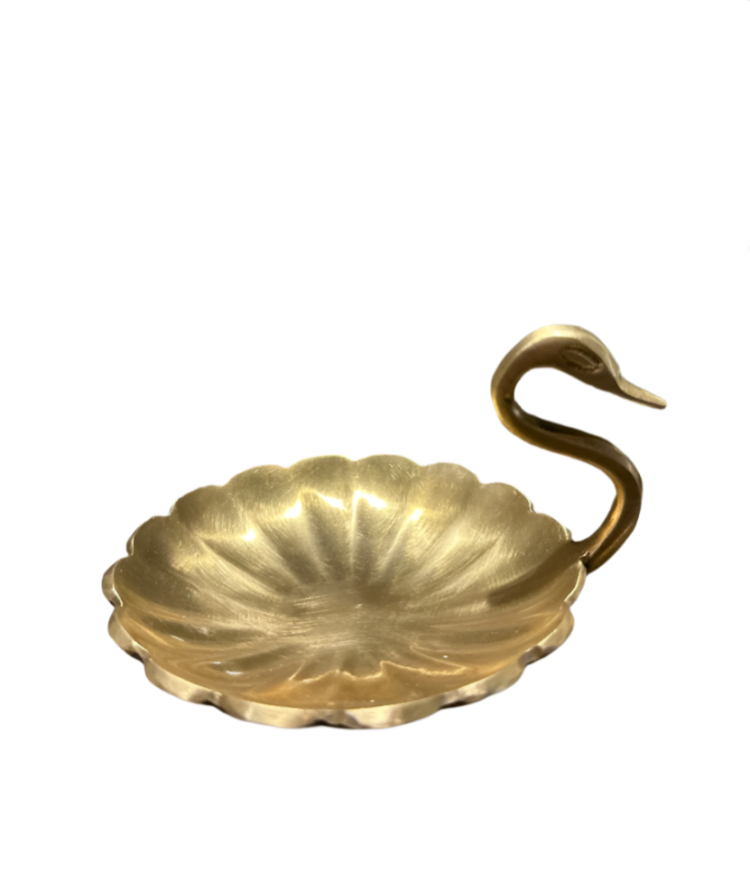 Golden Swan Trinket Dish