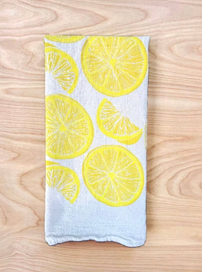 Flour Sack Fruit Tea Towels
