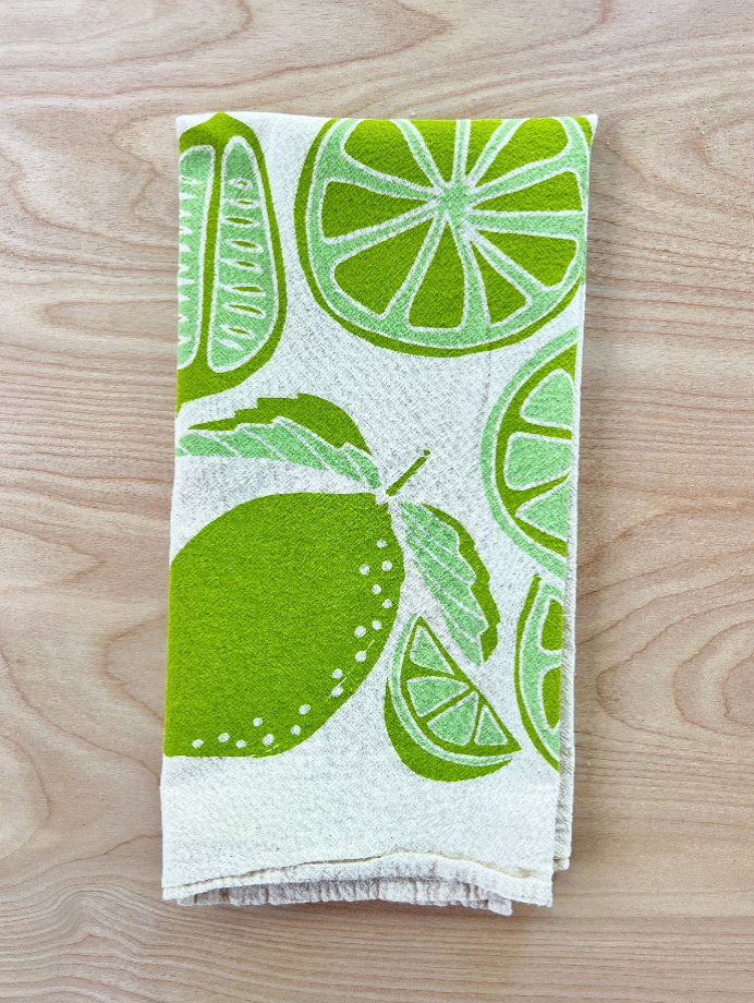 Flour Sack Fruit Tea Towels