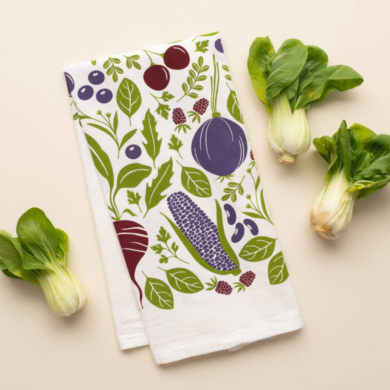 Citrus Flour Sack Tea Towels