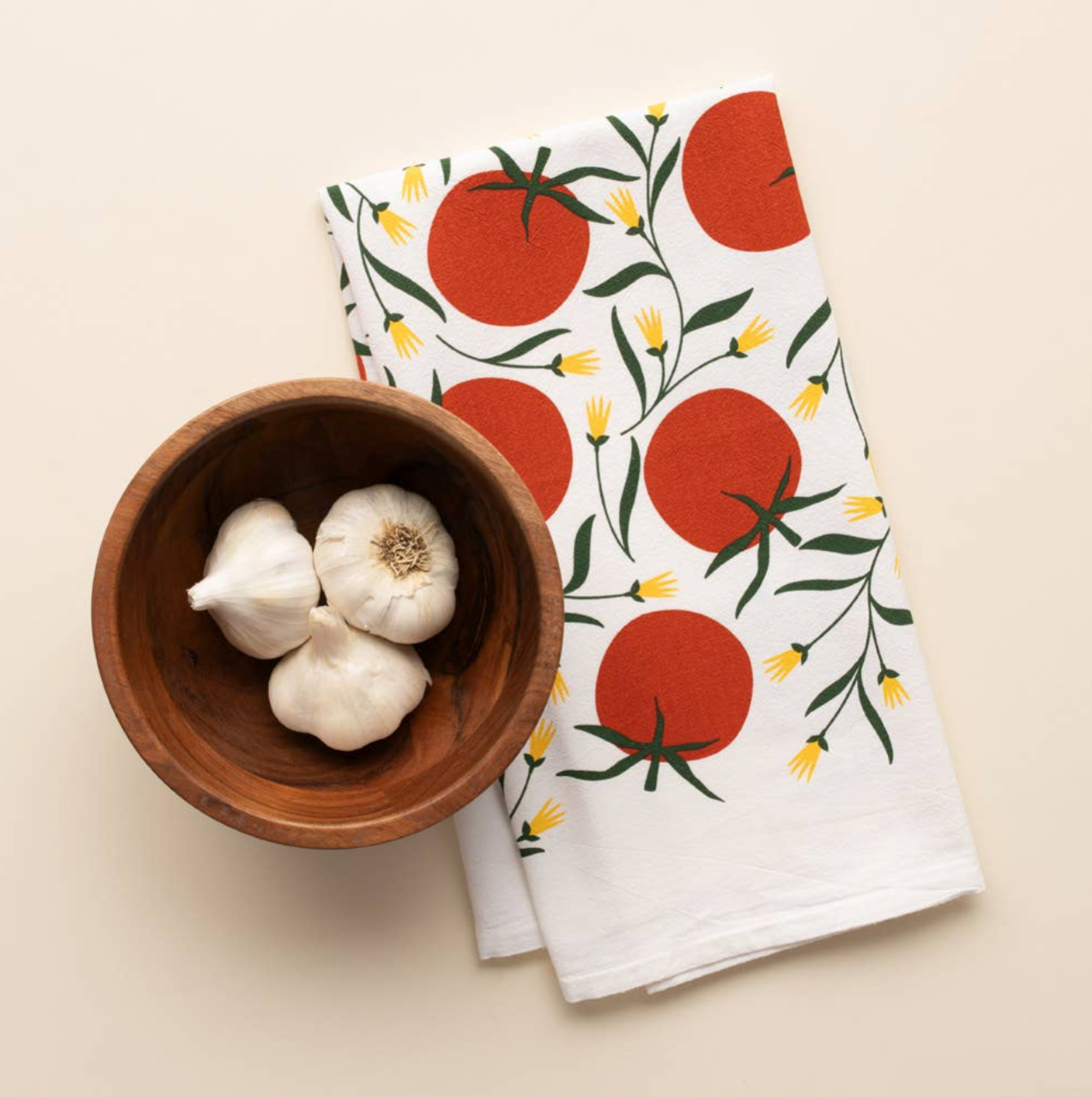 Citrus Flour Sack Tea Towels