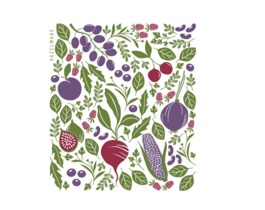 Citrus Flour Sack Tea Towels