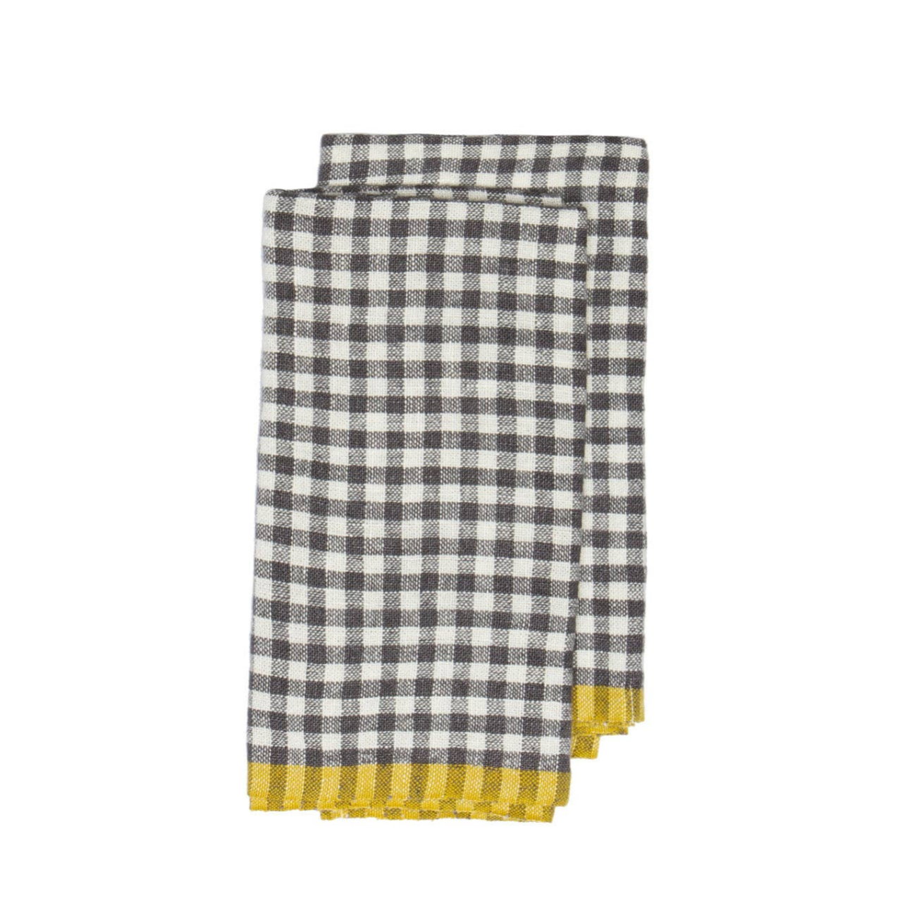 Two-Tone Gingham Kitchen Towels