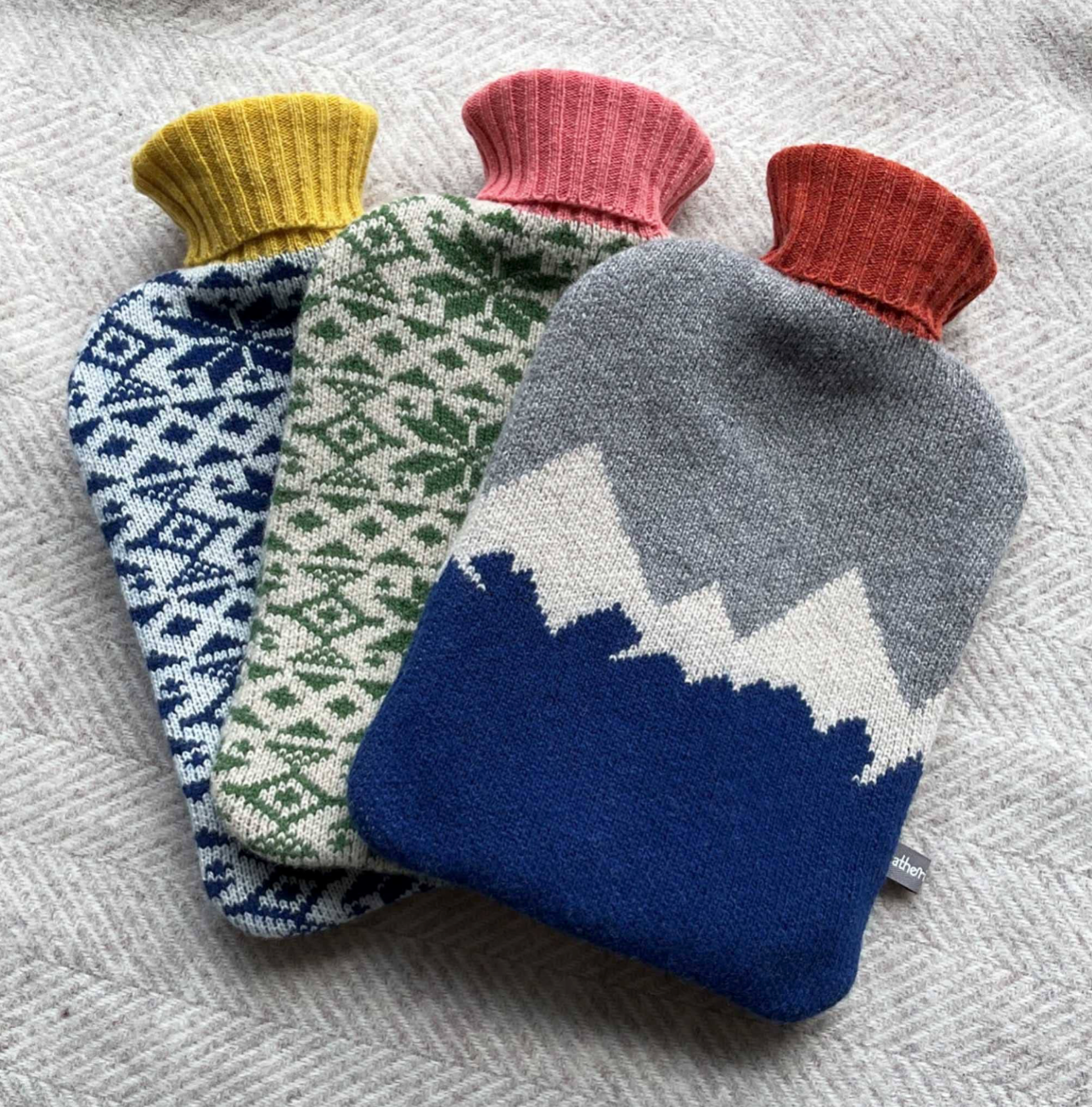 Lambswool Hot Water Bottle Covers & Bottles