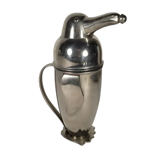 Vintage Penguin Cocktail Shaker