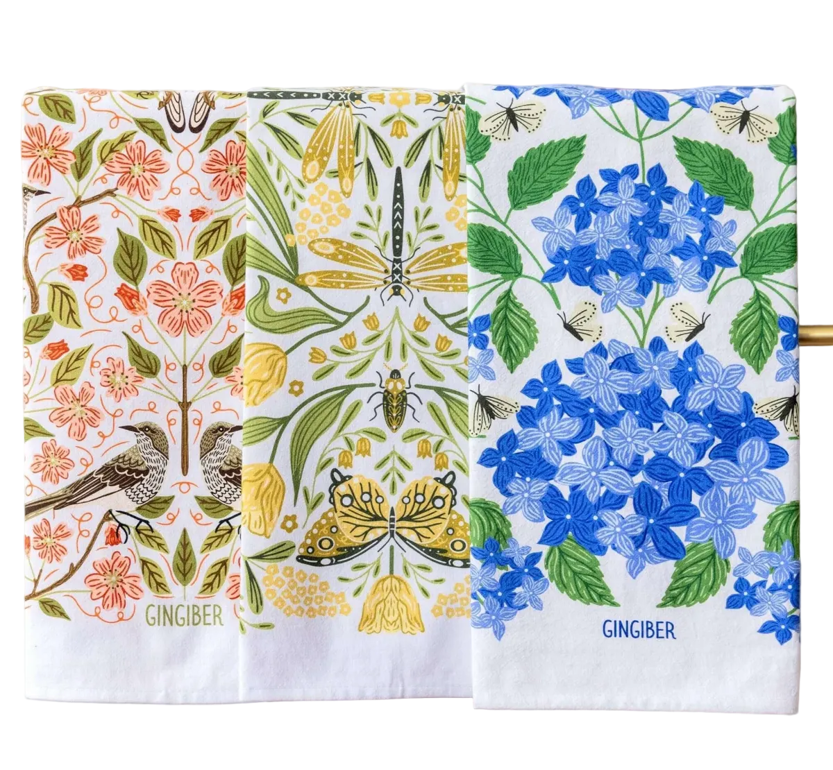 Hand Illustrated Tea Towels