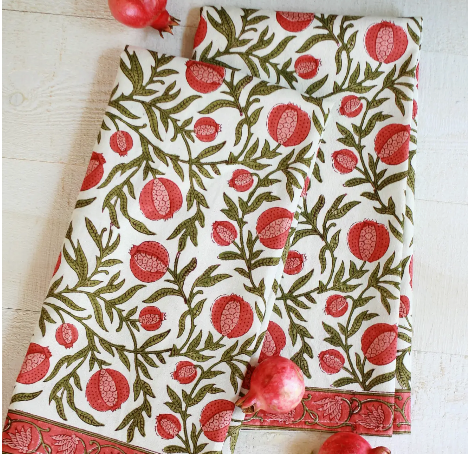 Hand Block Printed Kitchen Towel II