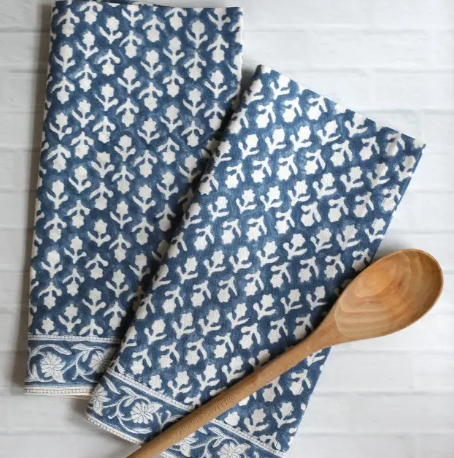 Hand Block Printed Kitchen Towel II