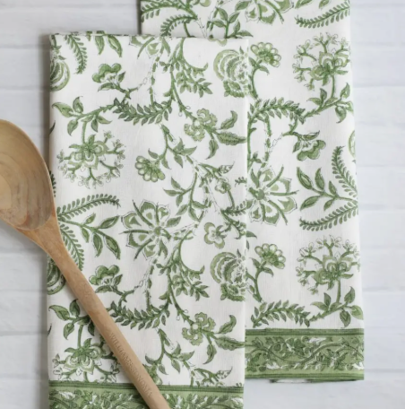 Hand Block Printed Kitchen Towel II
