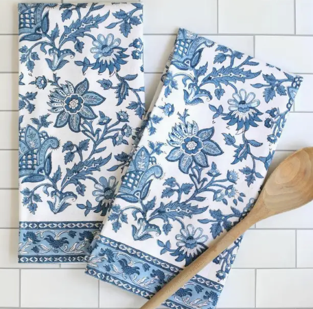 Hand Block Printed Kitchen Towel II