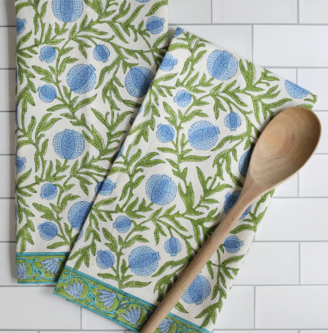 Hand Block Printed Kitchen Towel II