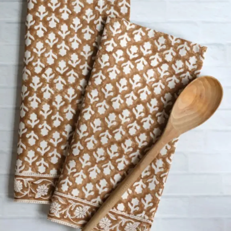 Hand Block Printed Kitchen Towel II