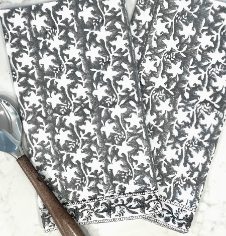 Hand Block Printed Kitchen Towel II
