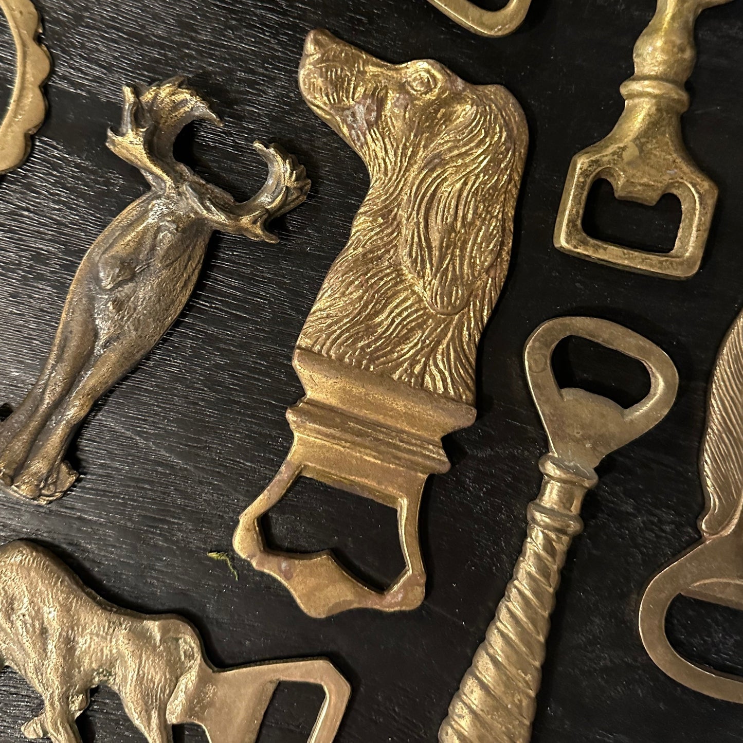 Vintage Flat Brass Bottle Openers