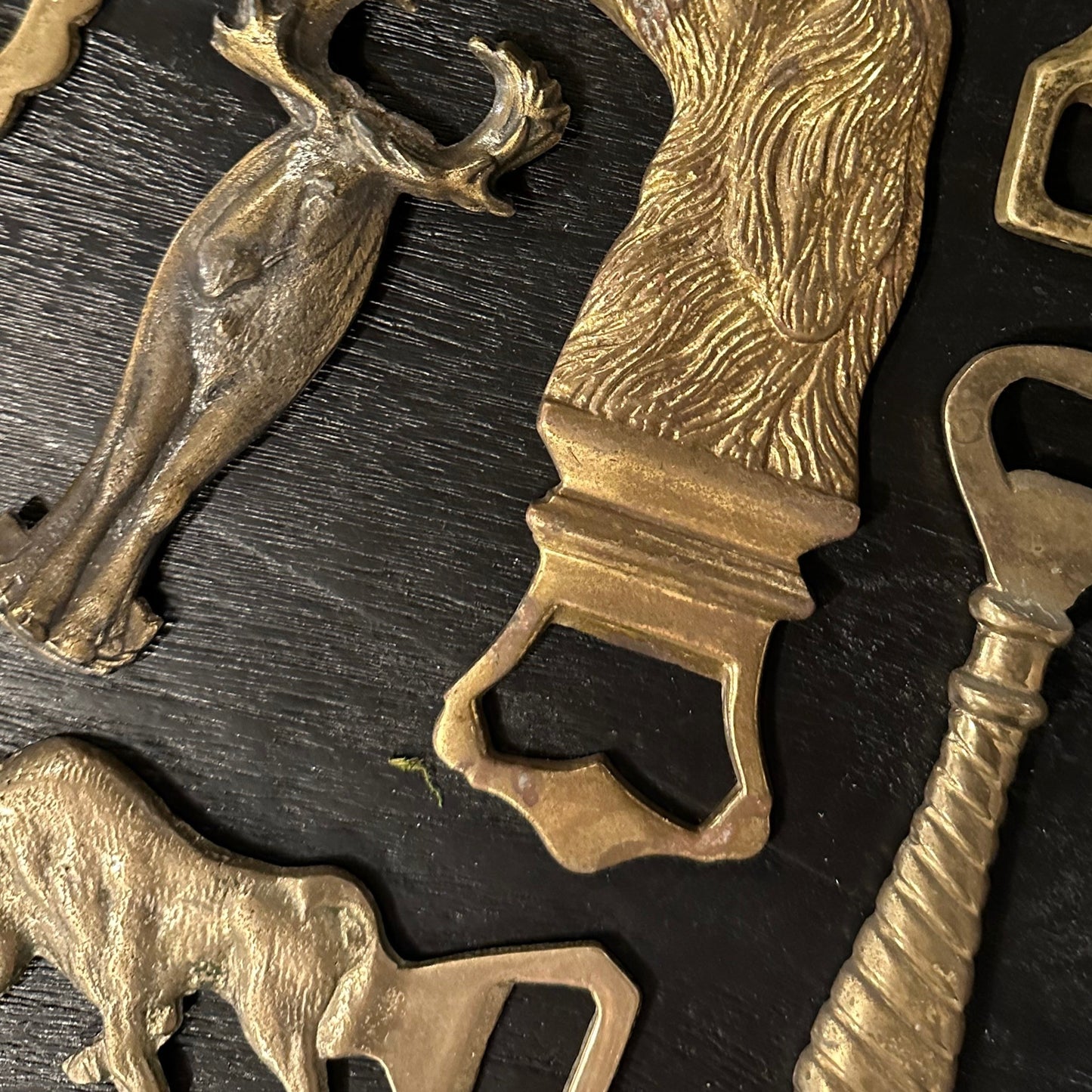 Vintage Solid Brass Bottle Opener - Songbird