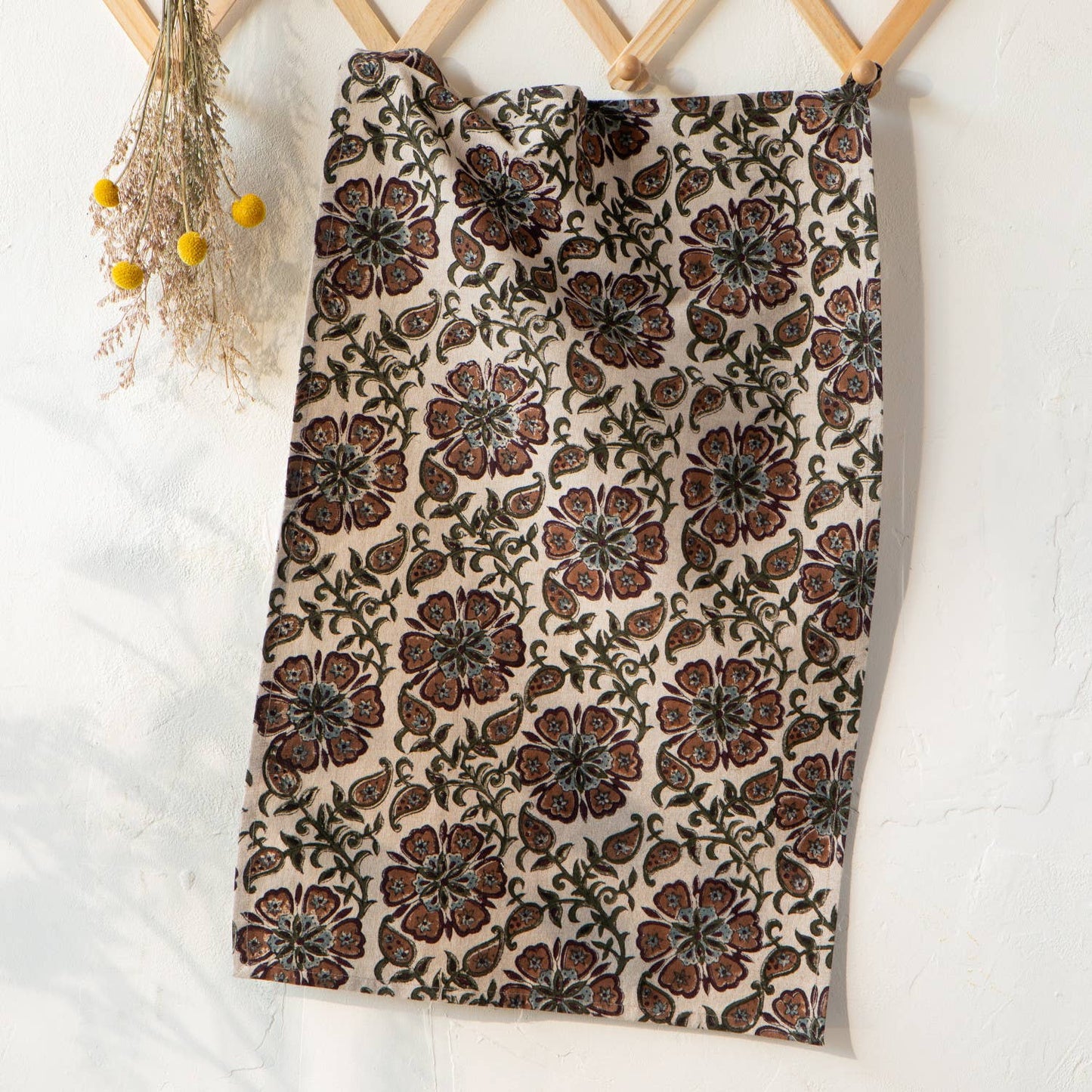 Elysian Block Print Dishtowel