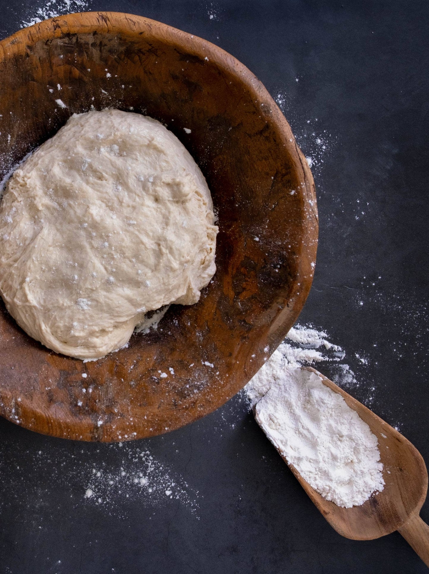 Found Dough Bowl Natural Extra Large