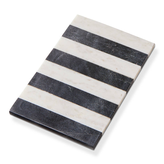 Striped Marble Serving Board