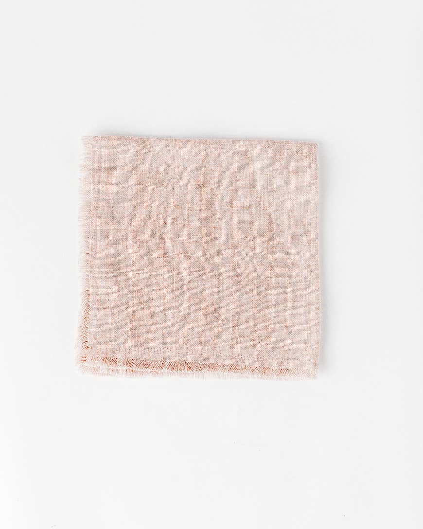 Stone Washed Linen Cocktail Napkins