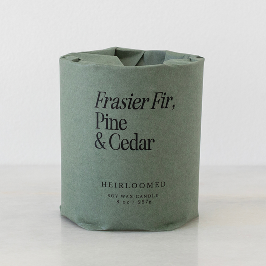 Frasier Fir, Pine & Cedar Jar Candle