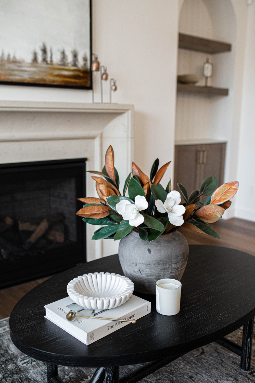 Marble Fluted Scalloped Bowls