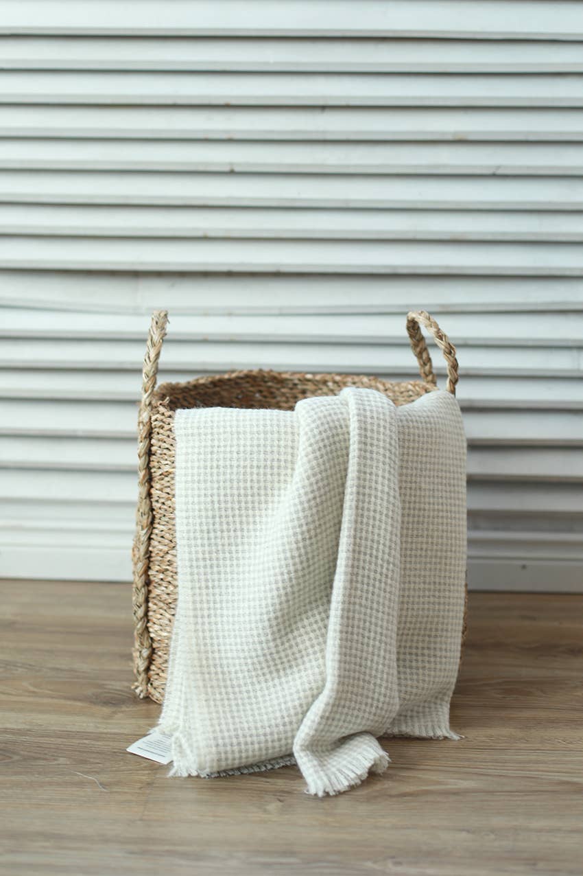 Rossland Baby Alpaca Throw Ivory