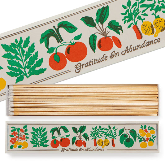 Gratitude In Abundance | Long - Safety Matches
