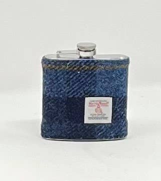 Harris Tweed Hip Flask - Assorted Colors